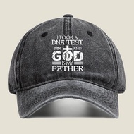 2025DNA Test Bold - Inspired, 'DNA Test' God Father Design  Hand Washable Casual Hat for Men & Women