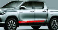 sticker toyota hilux aksesoris toyota hilux