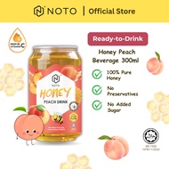 NOTO Honey Peach Drink | Healthy Skin & Hydration Support | Refreshing Natural Drink | 300ml