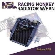 Racing Monkey Radiator With Fan For Sniper155/ Sniper150