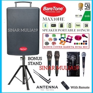 Speaker Portable Baretone MAX10HE / MAX 10HE / MAX 10 HE Bluetooth-TWS