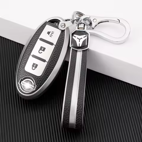 Car 3Button Key Cover Case Keychain for Nissan Infiniti Juke Leaf Micra K12 Note Patrol Qashqai J11J