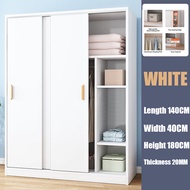 IKEAตู้สำหรับเสื้อผ้าประตูเลื่อนตู้เสื้อผ้าที่ทนทานเรียบง่ายที่ทันสมัยไม้ตู้จัดกกันความชื้น