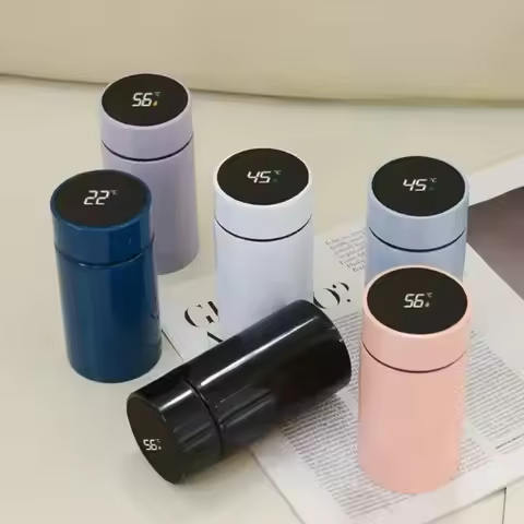 200ML Digital Thermos Bottle Smart Cup with Temperature Display Stainless Steel Vacuum Bottle Vacuum