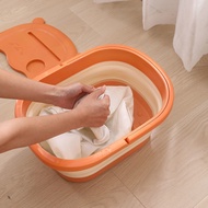 Large Foldable Foot Bath Bucket Household Portable Foot Bath Bucket Foot Bath Bu大号可折迭泡脚桶家用便携足浴盆泡脚盆过小腿洗脚盆按摩养生神器5.20