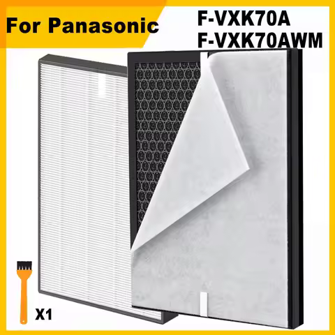 Replacement HEPA Activated Carbon Filter For Panasonic Air Purifier F-VXK70A F-VXK70AWM F-ZXKP70Z FZ