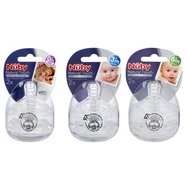 Nuby Natural Touch - Slow Flow/Medium Flow/Fast Flow 2’S