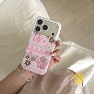 Casing For iPhone 15 Chain TPU Pink Phone Case Cover 手机壳 Aesthetic Korean Cute