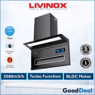 Livinox LCH-MICA-XDC-90BL BLDC Motor / LCH-TRESCO DC-90BL i-Sync Kitchen Cooker Hood