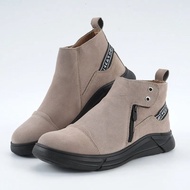 รองเท้าบู๊ตนิรภัยช่างเชื่อม Mid-Cut Anti-Scalding Four-Season Slip-Resistant Wear-Resistant รองเท้าป