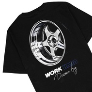 Kaos Baju Quotes Kata-Kata Velg Work Hard Bream Big Tshirt Otomotif Stance Gank Cambergang Modifikas