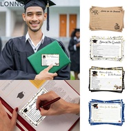 LONNG 8PCS Graduation Greeting Cards, Multicolor Advice for The Graduate Graduation Advice Cards, El