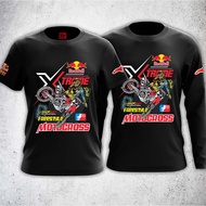 T shirt motorcross baju motorcross microfiber jersi hitam lengan panjang dan pendek
