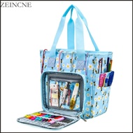 Zein Handheld Yarn Storage Organiser Knitting Project Bag Crochet Bag for Travel