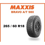 ban mobil 265/60 r18 maxxis at bravo A/T 980 cocok Fortuner Pajero 265 60 18