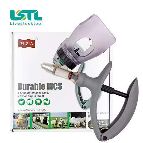 2ml /5ml Automatic Veterinary Continuous Syringe Animal Injection Adjustable Vaccine Injection for l