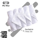 HANDUK WAJAH PUTIH POLOS HANDUK LEHER PUTIH HANDUK MANDI