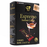 G7 Espresso Instant Coffee จีเซเว่น กาแฟเอสเพรสโซ ของดังเวียดนาม 2.5g.x15ซอง