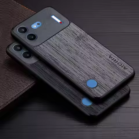 Case for Nothing Phone 4b Straight Wood Grain PU Leather Phone Cover for Nothing Phone 4b Case