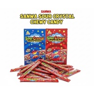 [12g×30pcs] Sanwa Sour Crystals Chewy Candy