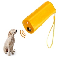 Dog Ultrasonic Anti Barking Device 3 in 1 Dog Training Anti-barking Device with Flash Light Outdoor 