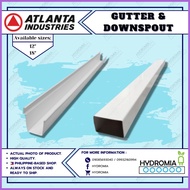 ✼ ◊ ♨ ATLANTA DURACON PVC GUTTER AND DOWNSPOUT 4FT