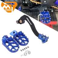 Motorcycle CNC Brake Shifter Lever Footpegs Pedals For Yamaha YZ125 YZ250 YZ125X YZ250X YZ125G YZ250