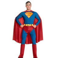 Halloween Costume cos Adult Superman Costume Male Female Spiderman Batman Captain America Muscle Per