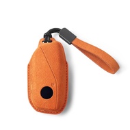 🇲🇾 BMW Alcantara Car Key Cover BMW 7 Series X1 X6 X7 iX i5 i7 XM U11 U12 Full Covered Car key cover 