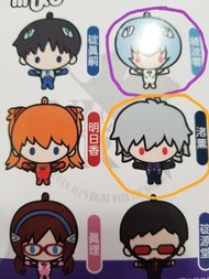 711 Linku Evangelion 新福音戰士 綾波零換渚薰 Keychain 新世紀福音戰士 Eva