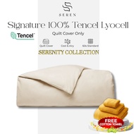 SEREN Serenity Collection 100% TENCEL™ Lyocell Quilt Cover Duvet Cover Only