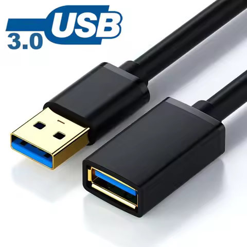 USB Extension Cable USB 3.0 2.0 Extender Cable Cord For Smart TV XBox One SSD PC Laptop 5Gbps Fast S
