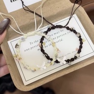 Lucky Bracelet|rantai y2k Flower Small Butterfly Bracelet 破茧成蝶好运0 Sen Barang 00 bracelet for woman