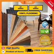 Aqsa Vinyl Flooring Vinyl Plank Tebal 2mm - 2.2mm Compressed Lantai Vinyl Waterproof  地板貼 PVC 地板貼 ( add On Glue )