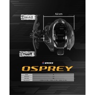REEL BC IROLY OSPREY 80 CLICKER DRAG AIR CARBON BODY MAGNETIC CENTRIFUGAL BREATHE SYSTEM REEL BC BFS