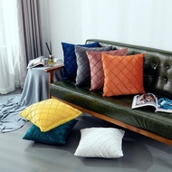 Ready Stock velvet sofa pillowcase sofa cushion cover baldu fabric sarung bantal 45x45cm