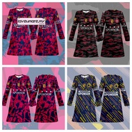 Jersey Microfiber Muslimah Lengan Panjang Baju Muslimah Dewasa/budak Perempuan Jersey Sukan Muslimah