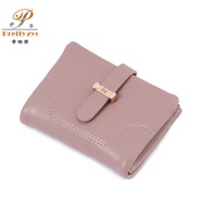 Women Short Wallet Card Holder Soft Leather Wallet Fashion Small Wallet