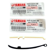 ❤️1S8-E2231-00 5YP-E2241-00 100% ORIGINAL YAMAHA LC135 TENSIONER GUIDE STOPPER KAYU HITAM TIMING CHA