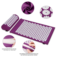 Acupressure Mat Fitness Exercise Mat Yoga Mat for Home Office Sports Lover 26X16Inch SALES