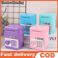 hewoodfameing Kids Money Bank Password Piggy Bank ATM Cash Coin Money Box For Kids Birthday EN