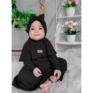 Gamis Hijab Turban Bayi Pakaian Setelan Baju Anak perempuan Bayi & Balita (0-2 Tahun) Millo