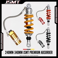 JSMT Universal Motorcycle Monoshock Absorber 240mm-340mm 28 Step Pre-load Gas Can Absorber Monoshock