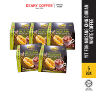 Yit Foh Musang King Durian White Coffee (Bundle of 5) [40g x 8s x 5 Box] Raja Durian 4-in-1 Instant 