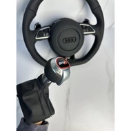 Dedicated to Audi A4 A6 L A5 A7 Q3 Q5 Q7 Modified S4 S5 S6 S7 Flat Bottom Steering Wheel Assembly d