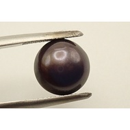 4.85 Ct Natural Reddish Black Tahitian South Sea Pearl Certified Untreated Gems