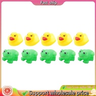 Fast ship-1 set of Frogs & Ducks 5Pcs+5Pcs  Toys