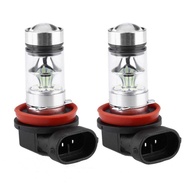 (Dikirim Dari Jakarta) 2Pcs Lampu Kabut Led H11 H8 4300K 100W 20SMD 1500LM Super Terang Warna Putih