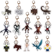 99 Nights in The Forest  Keychain Roblox Acrylic Keychain Deer Owl Toy Decor for Kids and Fans