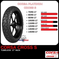 TAYAR CORSA CROSS'S TUBELESS 13" 14" 17" 19" INCH LC135 Y15 Y16 FZ150 MT15 MT25 RS150 RSX EX5 KRISS